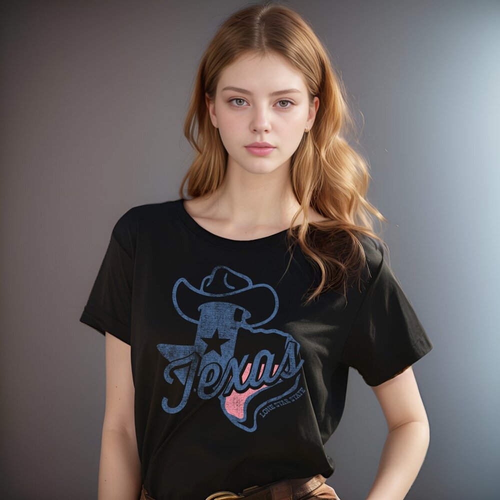 Texas Lone Star State Graphic Tee, Texas Shirt, Texas State Shirt